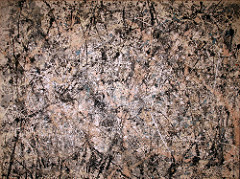 Jackson Pollock is known for:
