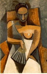 Seated Woman Holding a Fan, Pablo Picasso