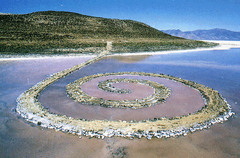 This American artist created a large earthwork titled Spiral Jetty in the Great Salt Lake in Utah in 1969- 70.