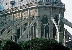 This feature of Gothic architecture allowed the weight of the ceiling to be transferred away from the walls so that larger windows could be built.