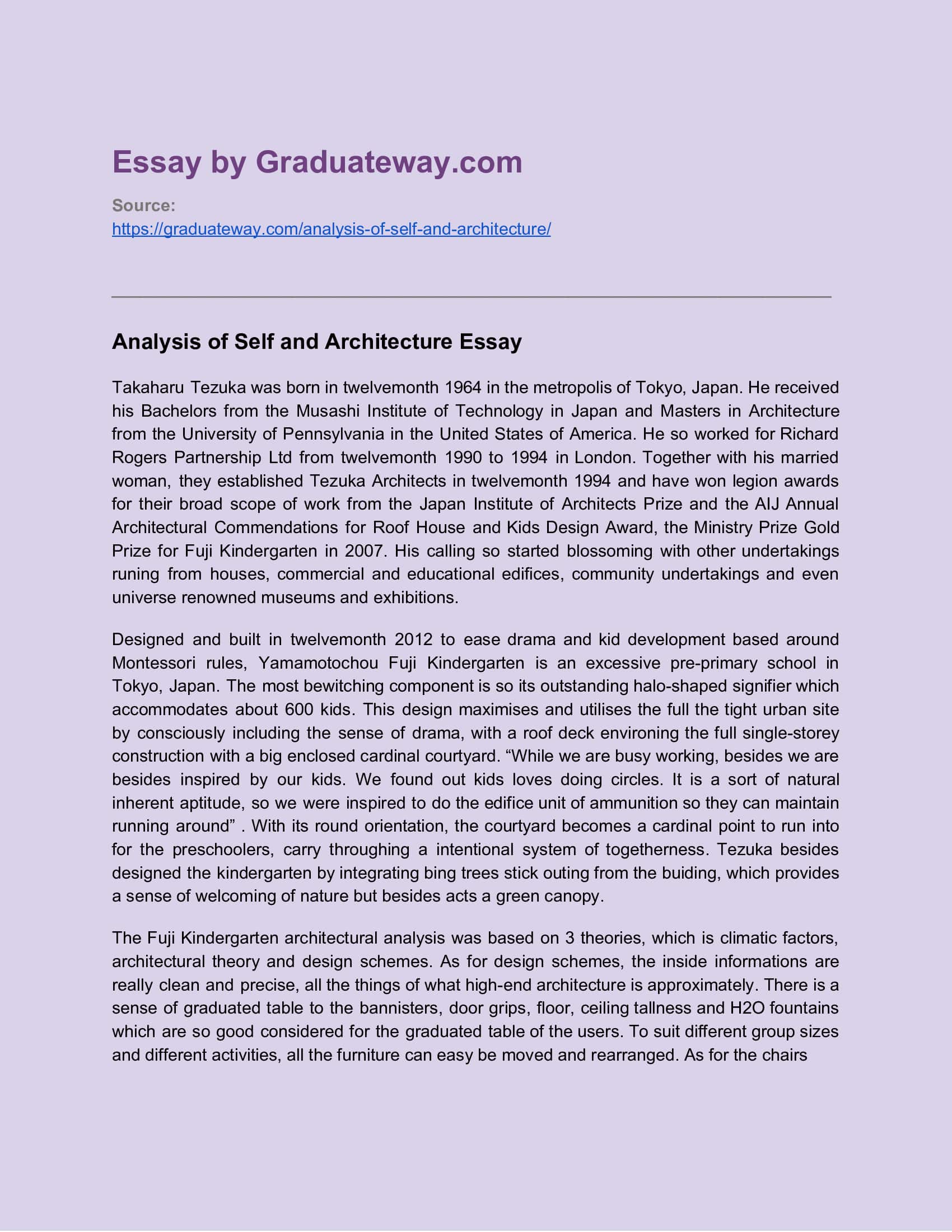 Essay parts of an introduction to