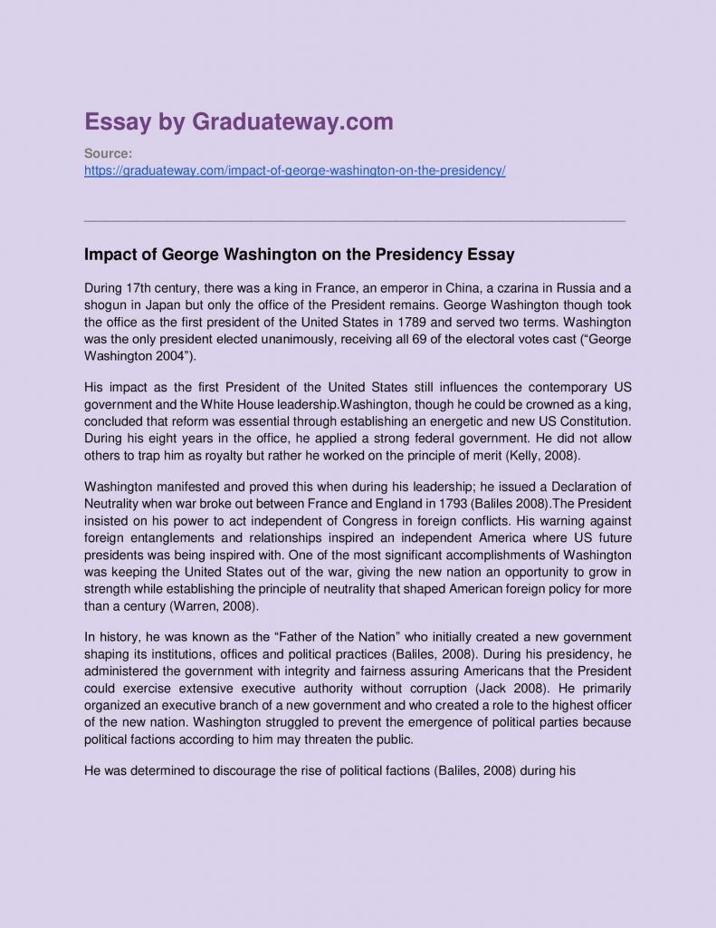 george washington university essay requirements