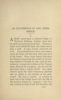 Essays on An Occurrence at Owl Creek Bridge